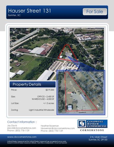Hauser Street 131: 131 Hauser St, Sumter, SC 29150